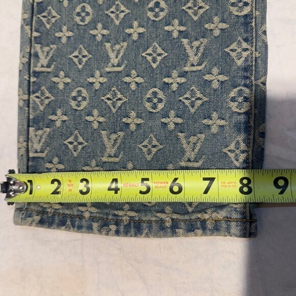 Authentic Louis Vuitton Virgil Abloh Graffiti Tuffetage Jeans LV denim pants 32 - Picture 8 of 11